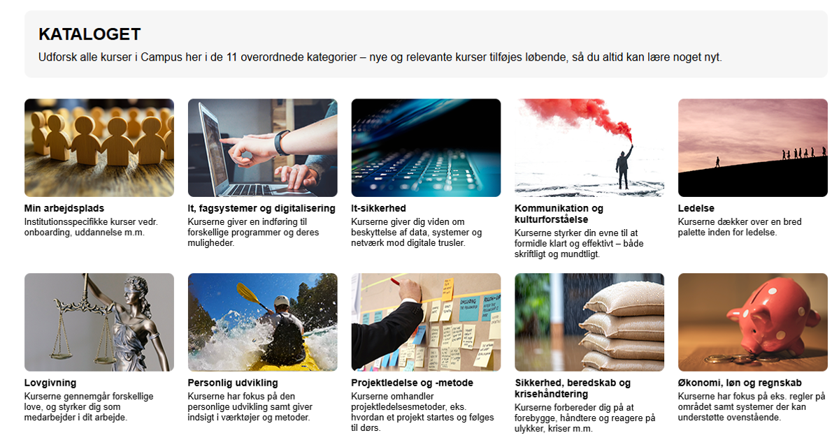 Campus har fået nyt design og smartere kursuskatalog