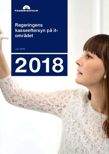 "Billede af publikationen 'Regeringens kasseeftersyn på it-området 2018'"