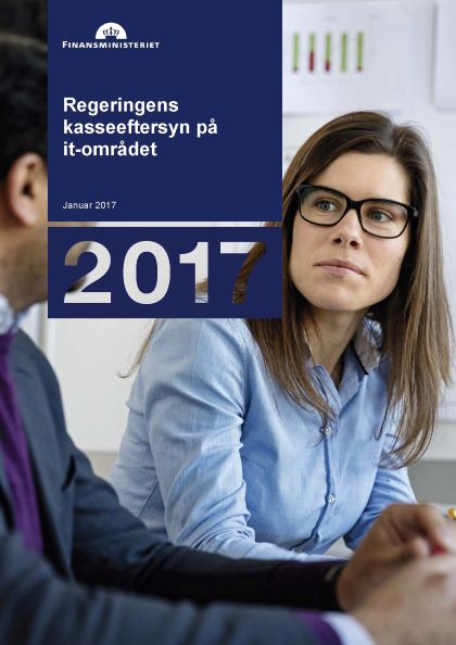 "Billede af publikationen 'Regeringens kasseeftersyn på it-området 2017'"